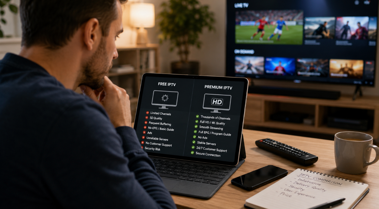 Free Vs. Paid IPTV Services Showdown.png